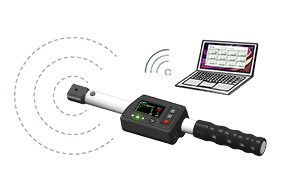 WPE_B(SN)系列 - WiFi机电一体式Click彩屏数显定值扭矩扳手系统(带扫码)
